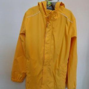 NEW Cat & Jack Kids` Solid Rain Jacket, Size L (12~14)